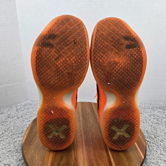 Nike Mens 11.5 Kobe 10 Elite Chester Orange Athletic Basketball Shoe 747212-818 - Picture 8 of 12